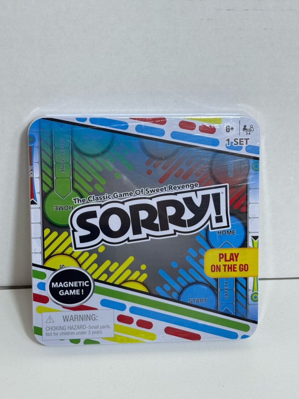 Hasbro SORRY! Travel Magnetic Game Brand New Sealed Compact Metal Box